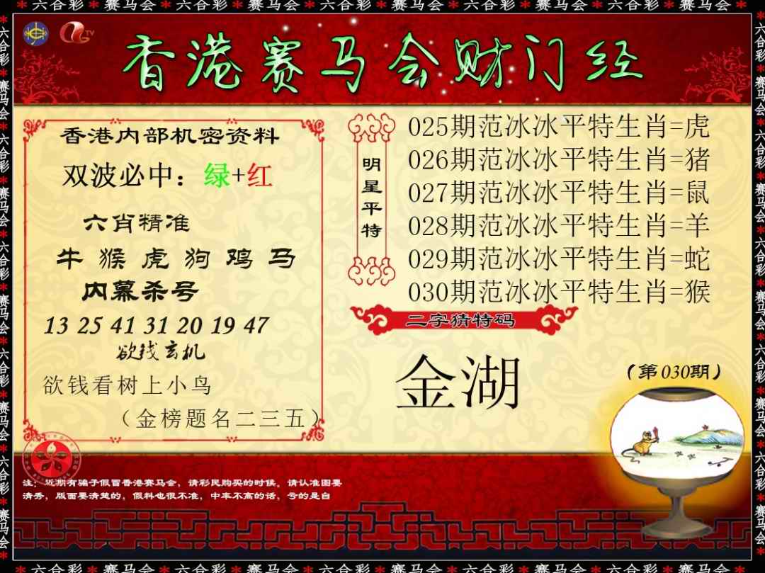 030期财门经[图]